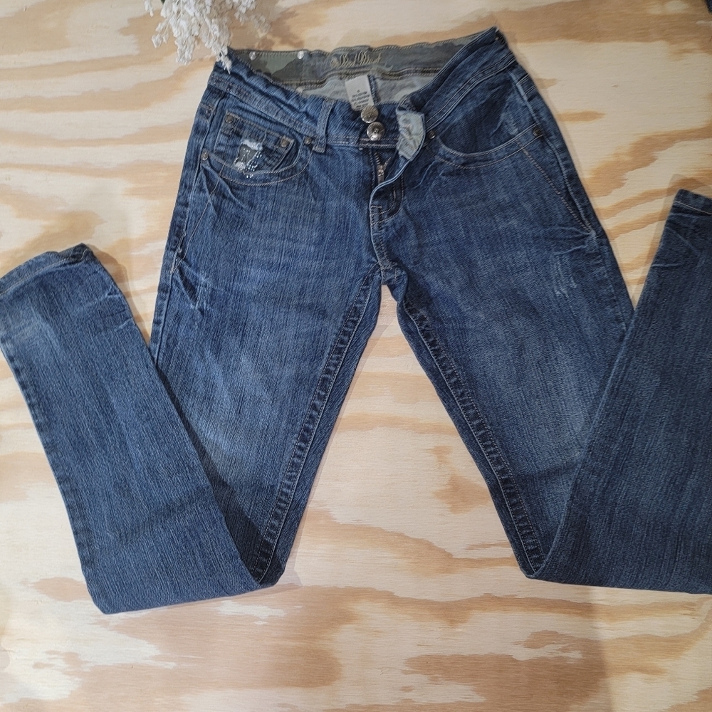 Red Rivet Jeans - Picture 5 of 7